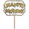 Beistle 10in. x 14½in. Foil Happy Birthday Yard Sign - 6 Pack